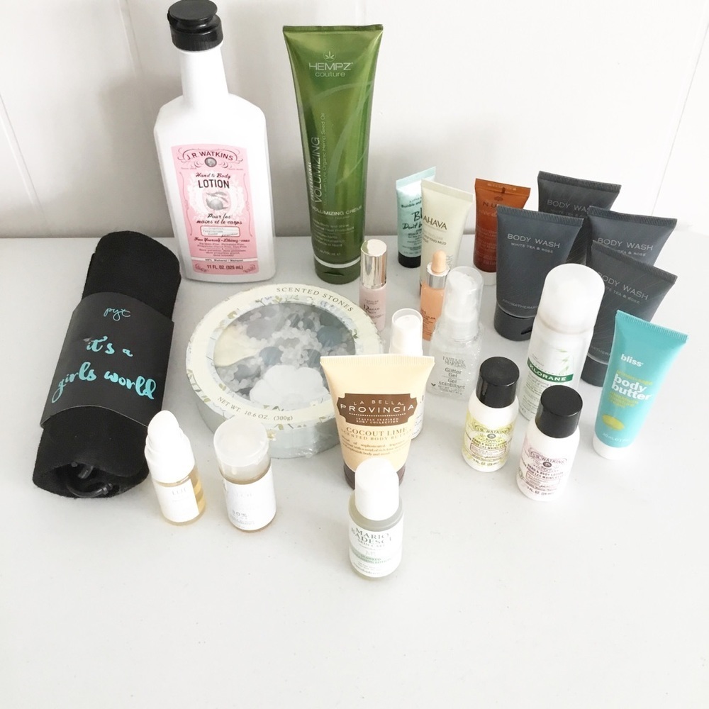 Huge Body Care Lot Mini Flat Iron Lotion Serum